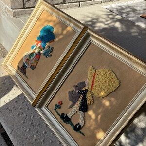 Vintage Needle Point Art - Holly Hobby 🧵✨